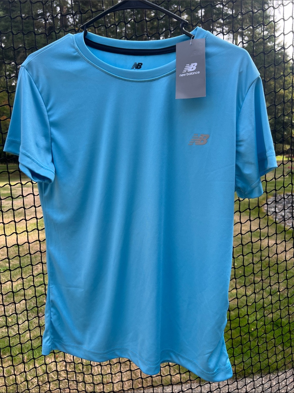 New Balance Sky Blue Short Sleeve Performance Tee